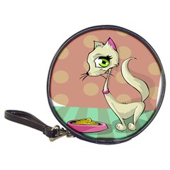 Cat Food Eating Breakfast Gourmet Classic 20-cd Wallets by Nexatart