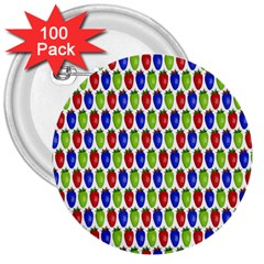 Colorful Shiny Eat Edible Food 3  Buttons (100 Pack)  by Nexatart