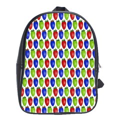 Colorful Shiny Eat Edible Food School Bags (xl)  by Nexatart