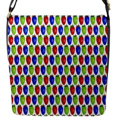 Colorful Shiny Eat Edible Food Flap Messenger Bag (s) by Nexatart