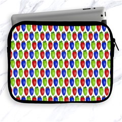 Colorful Shiny Eat Edible Food Apple Ipad 2/3/4 Zipper Cases by Nexatart