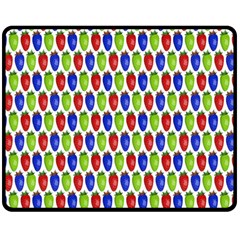 Colorful Shiny Eat Edible Food Double Sided Fleece Blanket (medium)  by Nexatart