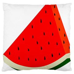 Fruit Harvest Slice Summer Large Cushion Case (one Side) by Nexatart