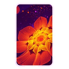 Royal Blue, Red, And Yellow Fractal Gerbera Daisy Memory Card Reader by jayaprime