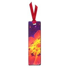 Royal Blue, Red, And Yellow Fractal Gerbera Daisy Small Book Marks by jayaprime