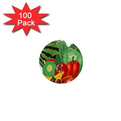 Fruits Vegetables Artichoke Banana 1  Mini Magnets (100 Pack)  by Nexatart