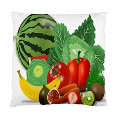 Fruits Vegetables Artichoke Banana Standard Cushion Case (one Side) by Nexatart