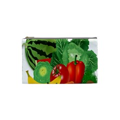 Fruits Vegetables Artichoke Banana Cosmetic Bag (small)  by Nexatart