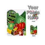 Fruits Vegetables Artichoke Banana Playing Cards 54 (Mini)  Front - Spade3