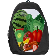 Fruits Vegetables Artichoke Banana Backpack Bag by Nexatart