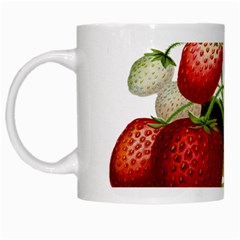 Food Fruit Leaf Leafy Leaves White Mugs by Nexatart