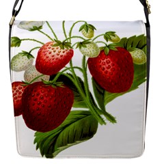 Food Fruit Leaf Leafy Leaves Flap Messenger Bag (s) by Nexatart