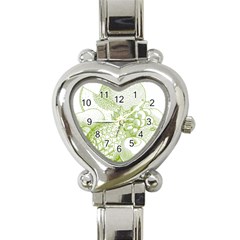 Fruits Vintage Food Healthy Retro Heart Italian Charm Watch by Nexatart