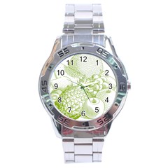 Fruits Vintage Food Healthy Retro Stainless Steel Analogue Watch by Nexatart