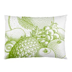 Fruits Vintage Food Healthy Retro Pillow Case (two Sides) by Nexatart