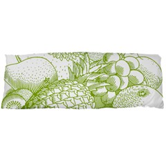 Fruits Vintage Food Healthy Retro Body Pillow Case Dakimakura (two Sides) by Nexatart