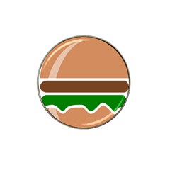 Hamburger Fast Food A Sandwich Hat Clip Ball Marker (4 Pack) by Nexatart