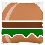 Hamburger Fast Food A Sandwich Large Cushion Case (Two Sides) Front