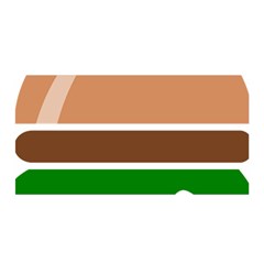 Hamburger Fast Food A Sandwich Satin Wrap by Nexatart