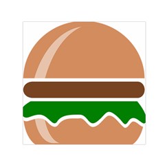 Hamburger Fast Food A Sandwich Small Satin Scarf (square) by Nexatart