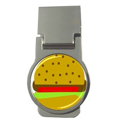 Hamburger Food Fast Food Burger Money Clips (round)  by Nexatart