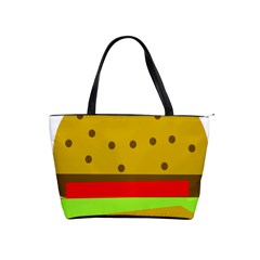 Hamburger Food Fast Food Burger Shoulder Handbags by Nexatart