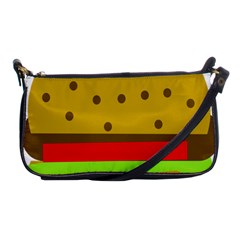 Hamburger Food Fast Food Burger Shoulder Clutch Bags by Nexatart