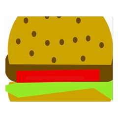 Hamburger Food Fast Food Burger Double Sided Flano Blanket (large)  by Nexatart