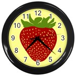 Nature Deserts Objects Isolated Wall Clocks (Black) Front