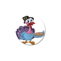 Turkey Animal Pie Tongue Feathers Golf Ball Marker