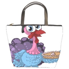 Turkey Animal Pie Tongue Feathers Bucket Bags by Nexatart