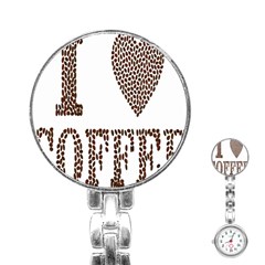 Love Heart Romance Passion Stainless Steel Nurses Watch by Nexatart