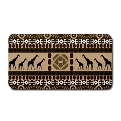 Giraffe African Vector Pattern Medium Bar Mats by BangZart