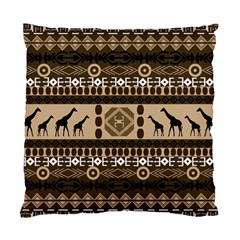 Giraffe African Vector Pattern Standard Cushion Case (one Side) by BangZart