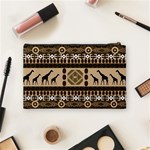 Giraffe African Vector Pattern Cosmetic Bag (Medium)  Back