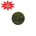 Lizard Animal Skin 1  Mini Buttons (10 pack)  Front