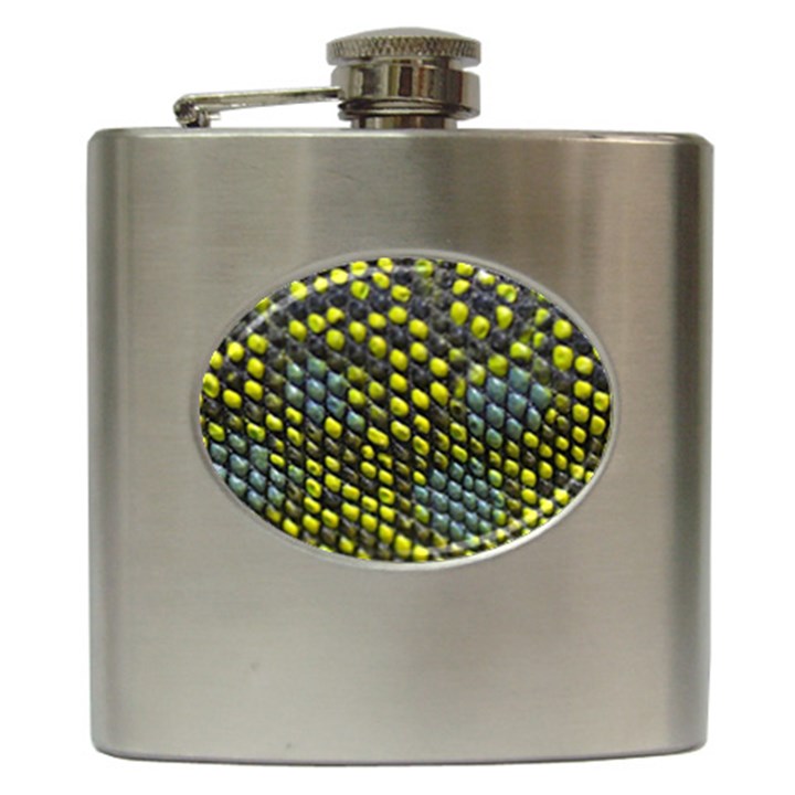 Lizard Animal Skin Hip Flask (6 oz)