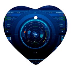 Technology Dashboard Ornament (heart) by BangZart