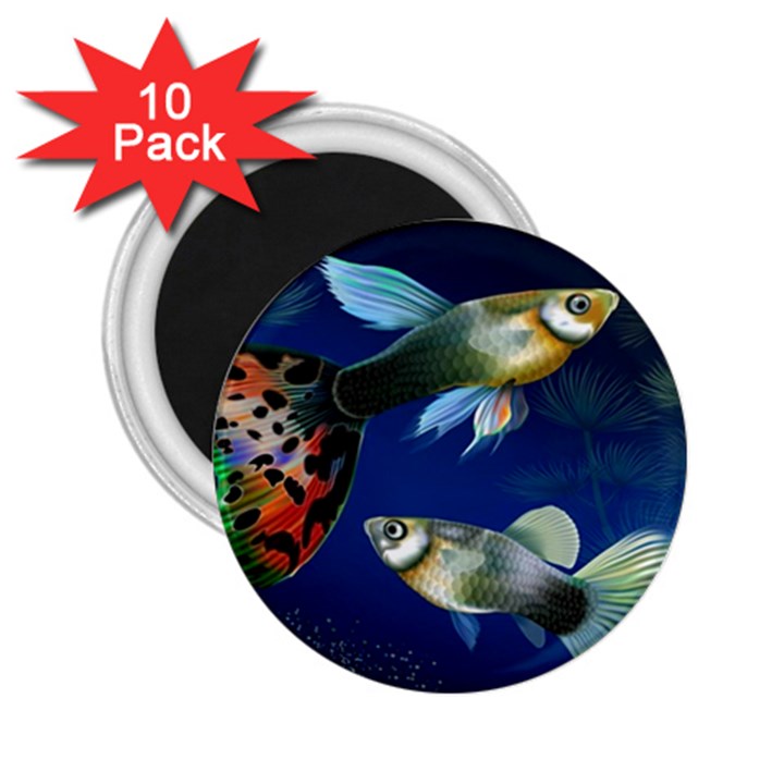 Marine Fishes 2.25  Magnets (10 pack) 