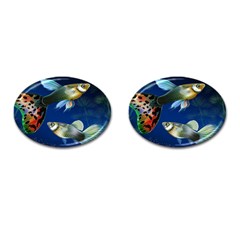 Marine Fishes Cufflinks (oval) by BangZart