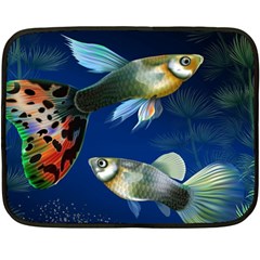 Marine Fishes Double Sided Fleece Blanket (mini)  by BangZart