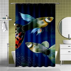 Marine Fishes Shower Curtain 48  X 72  (small)  by BangZart