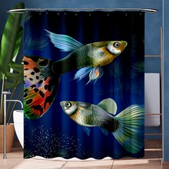 Marine Fishes Shower Curtain 60  X 72  (medium)  by BangZart