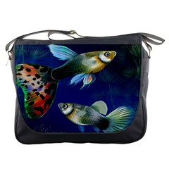 Marine Fishes Messenger Bags by BangZart