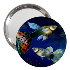 Marine Fishes 3  Handbag Mirrors by BangZart