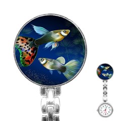 Marine Fishes Stainless Steel Nurses Watch by BangZart