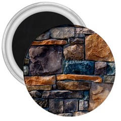 Brick Wall Pattern 3  Magnets by BangZart