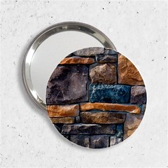 Brick Wall Pattern 2 25  Handbag Mirrors by BangZart