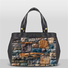 Brick Wall Pattern Office Handbags by BangZart