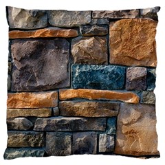 Brick Wall Pattern Large Cushion Case (one Side) by BangZart